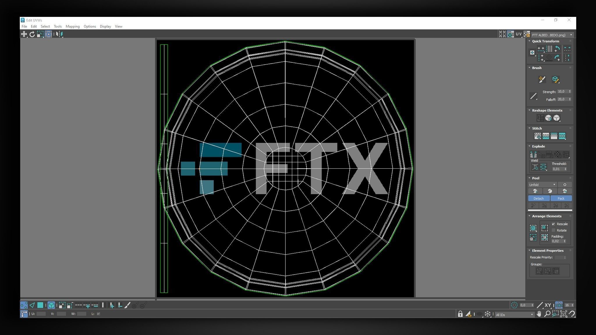 FTX Token 3D model_9