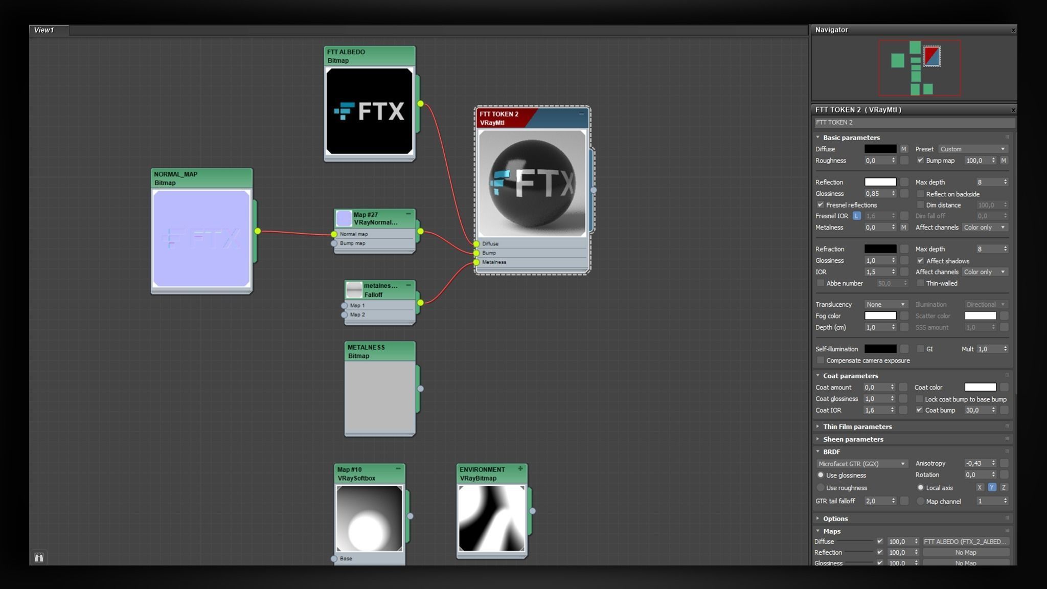 FTX Token 3D model_8