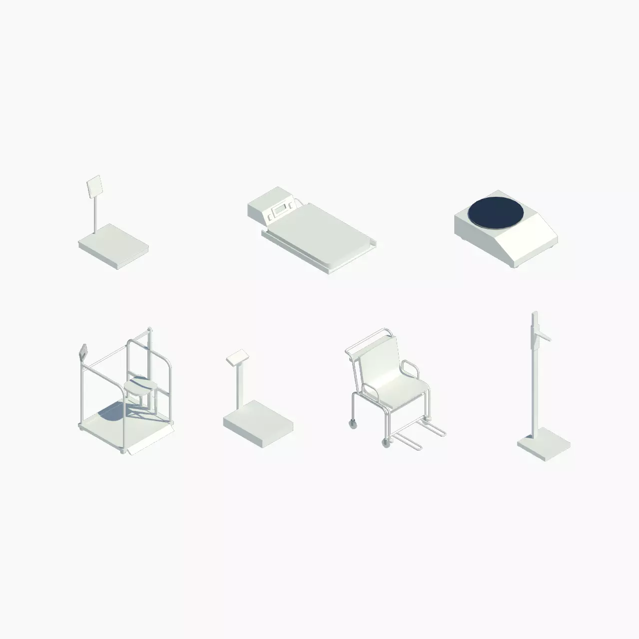Scales - Pack of revit families 3D model_0