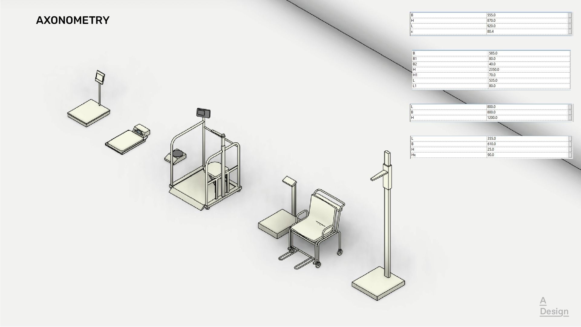 Scales - Pack of revit families 3D model_5