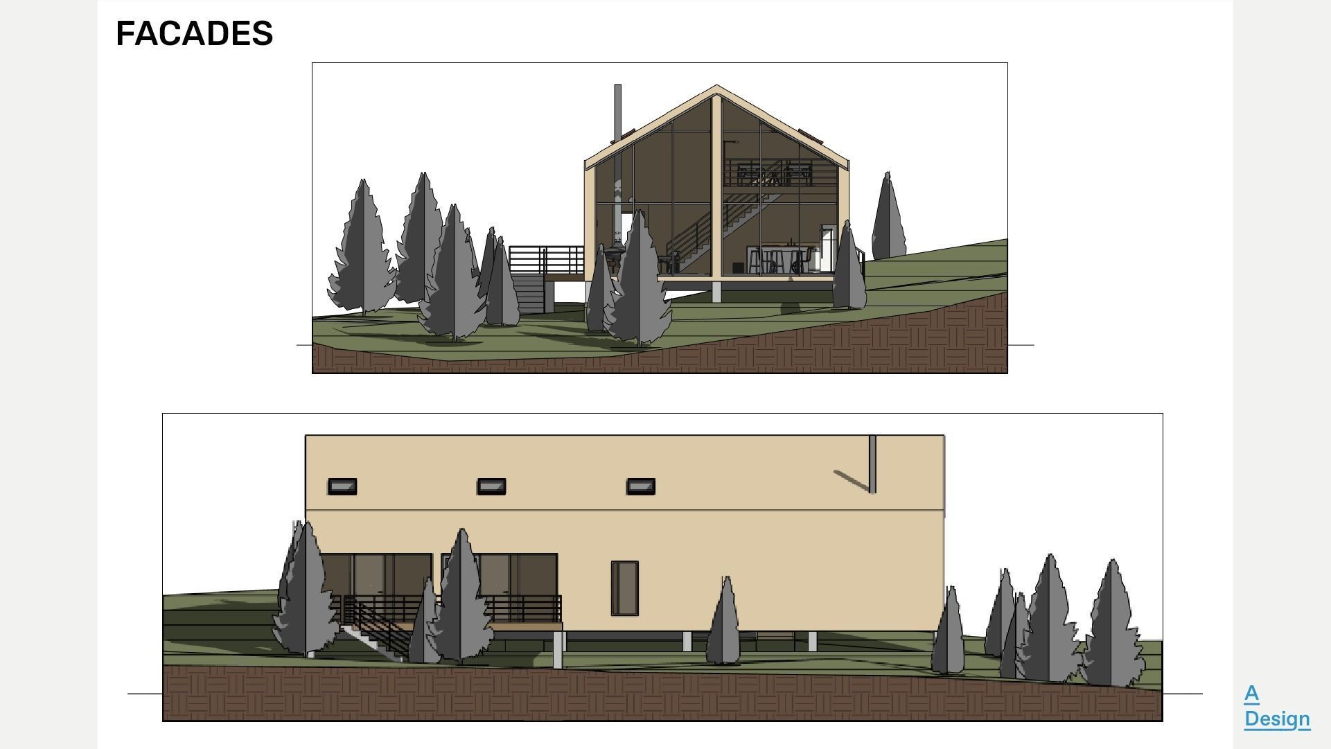 Barn house - Revit 3D model | CGTrader
