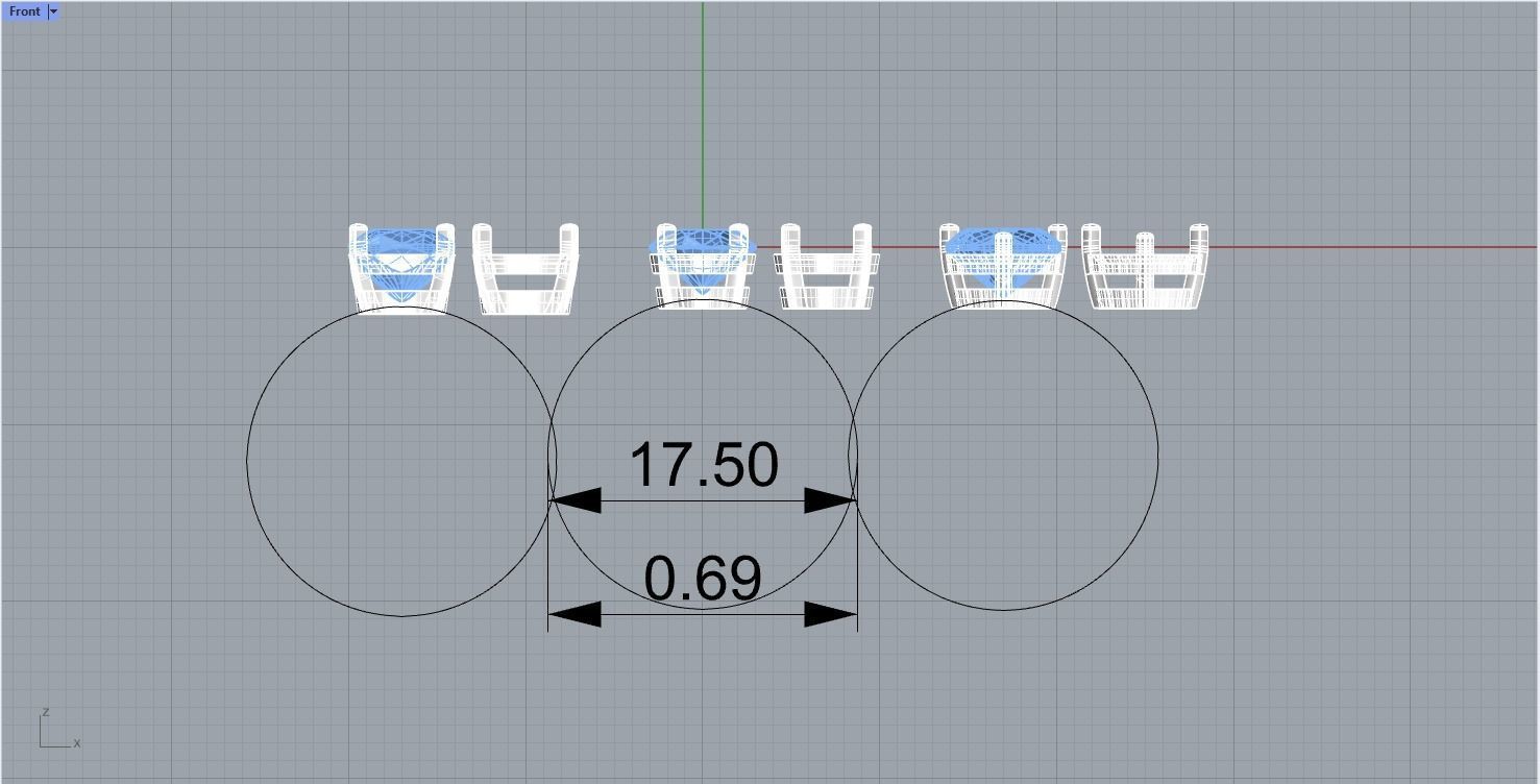 Stone Settings Collection  Semi-finished Chaton 3D print model_7