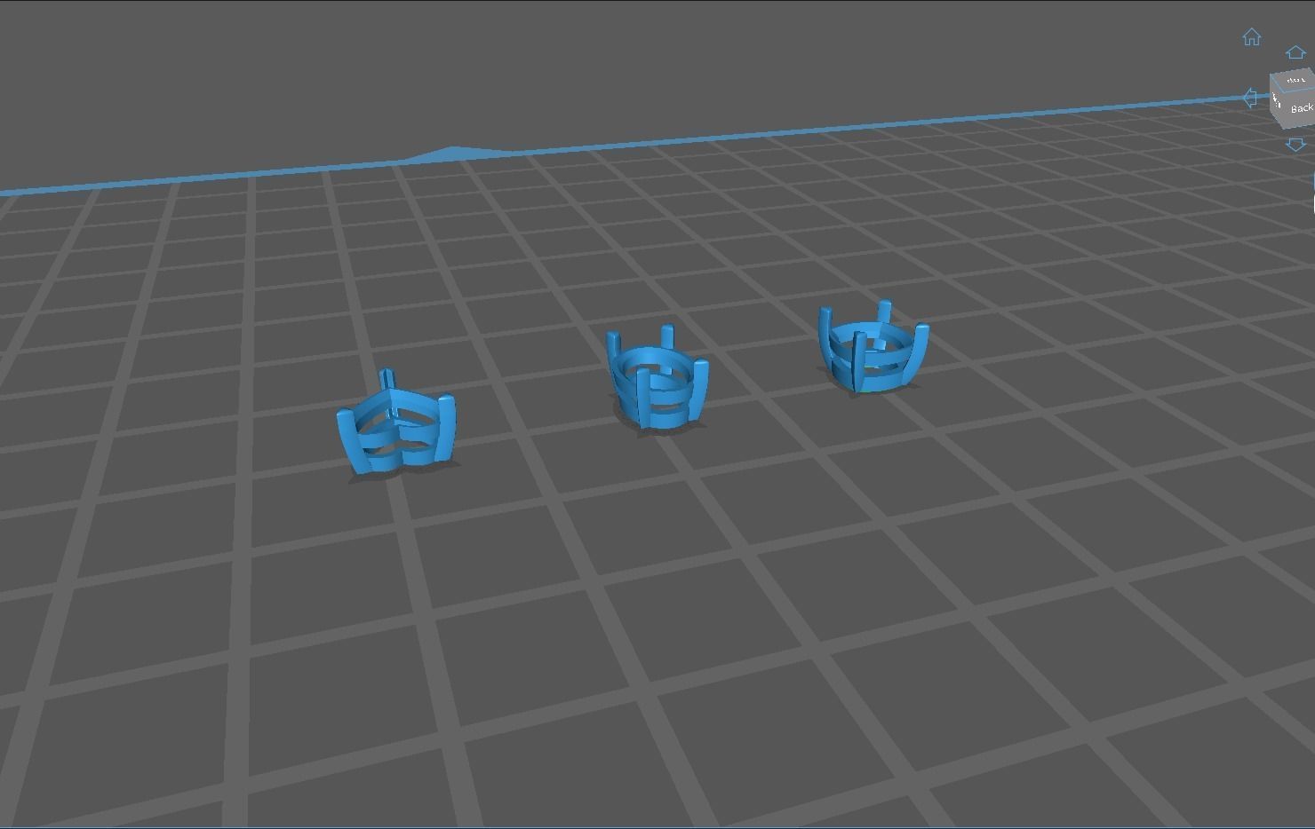Stone Settings Collection  Semi-finished Chaton 3D print model_6