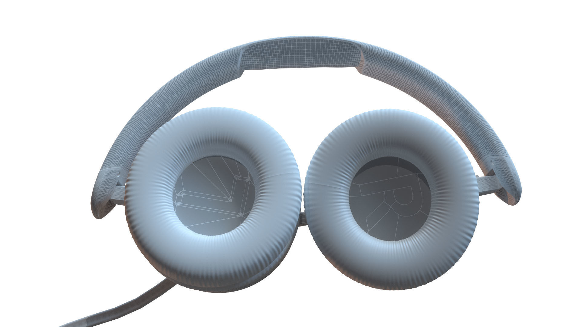 Headphones 3D model_2