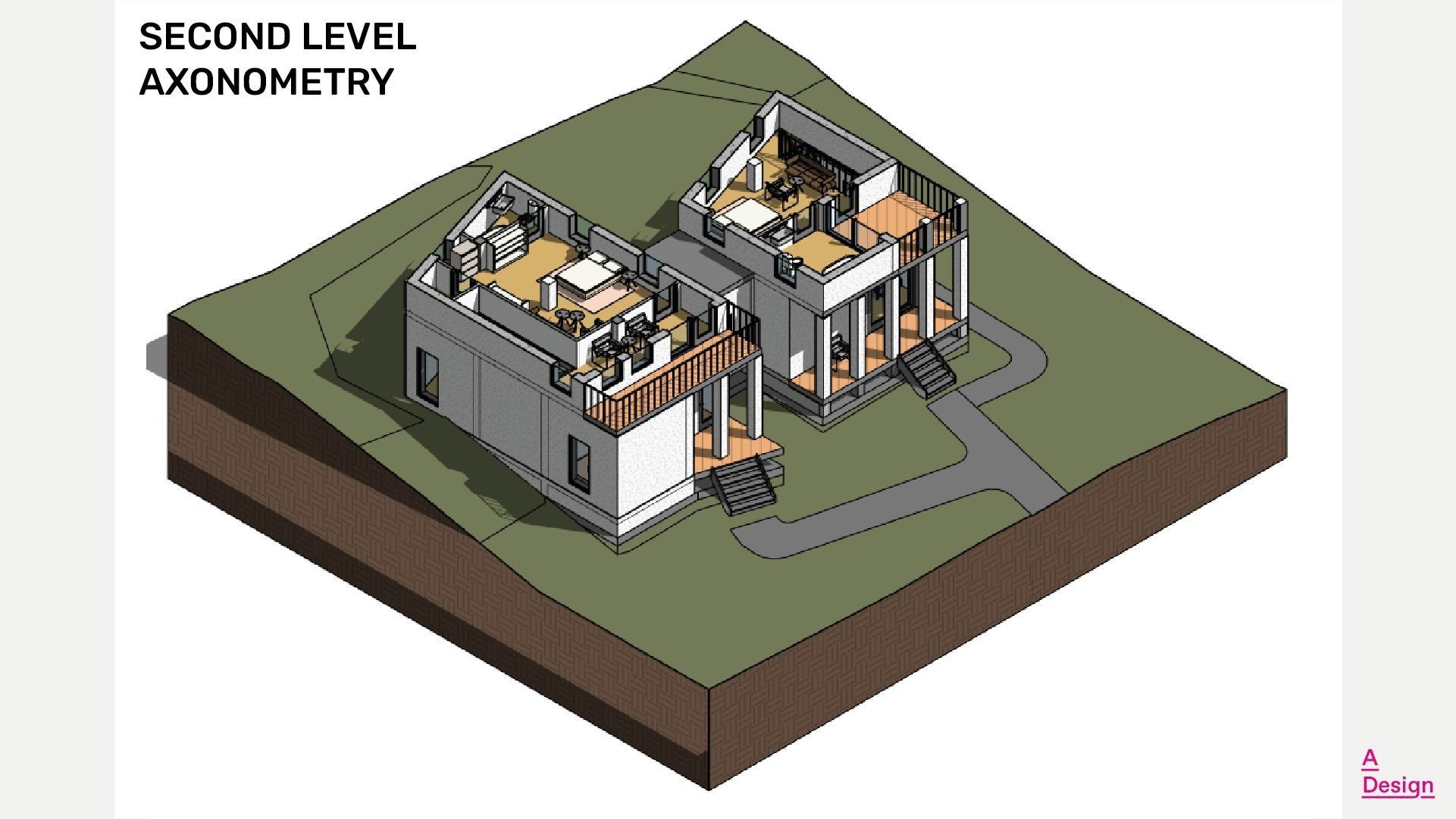 Two houses - Revit 3D model_3