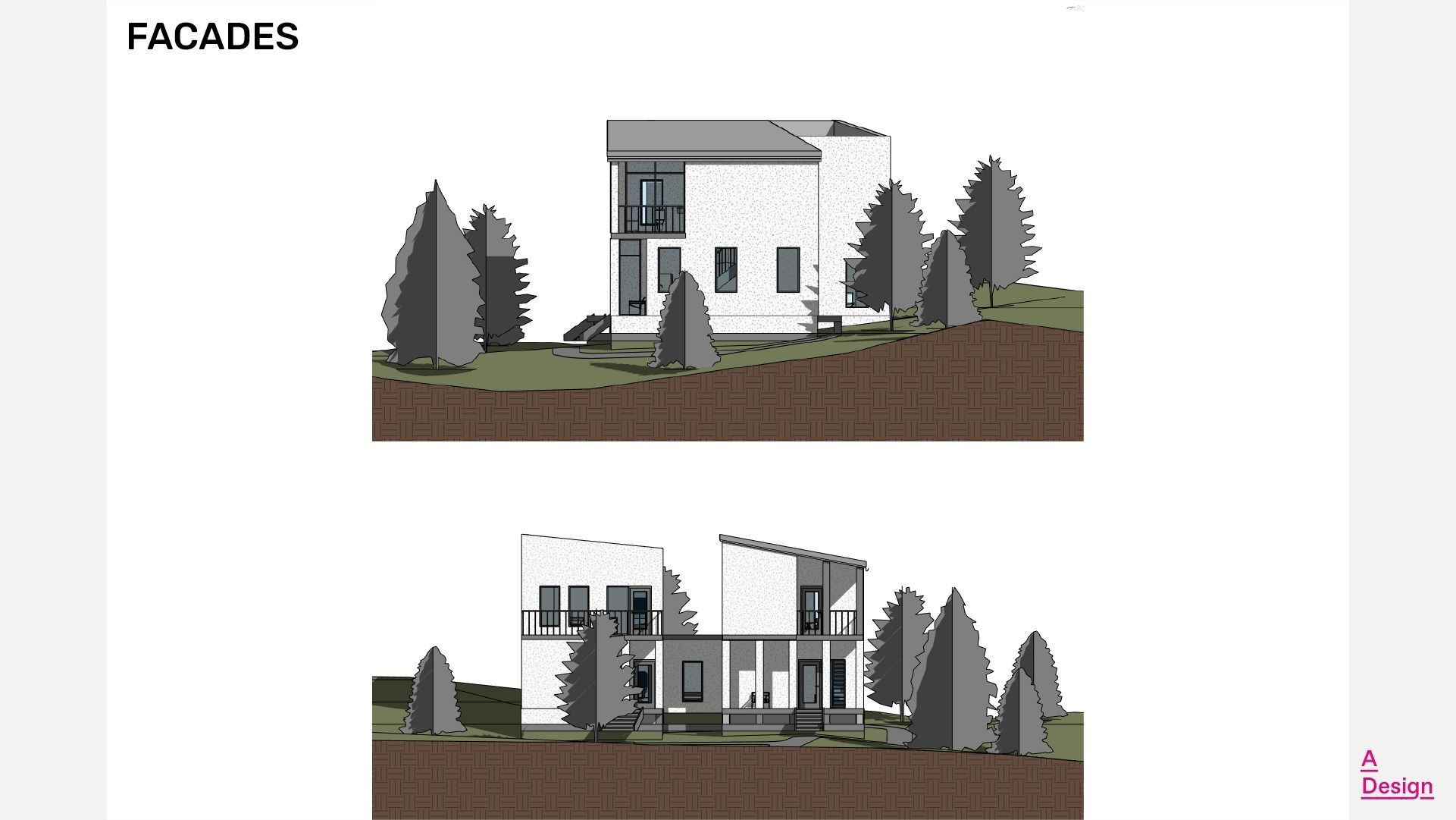 Two houses - Revit 3D model_5