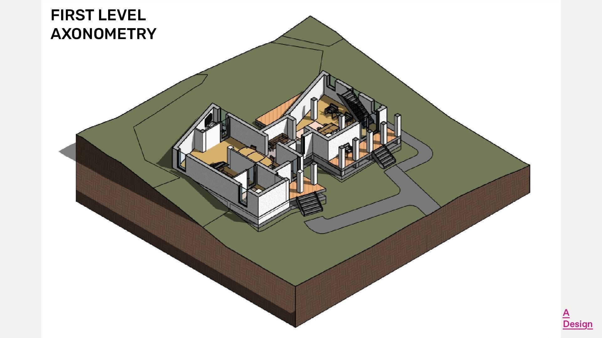Two houses - Revit 3D model_2