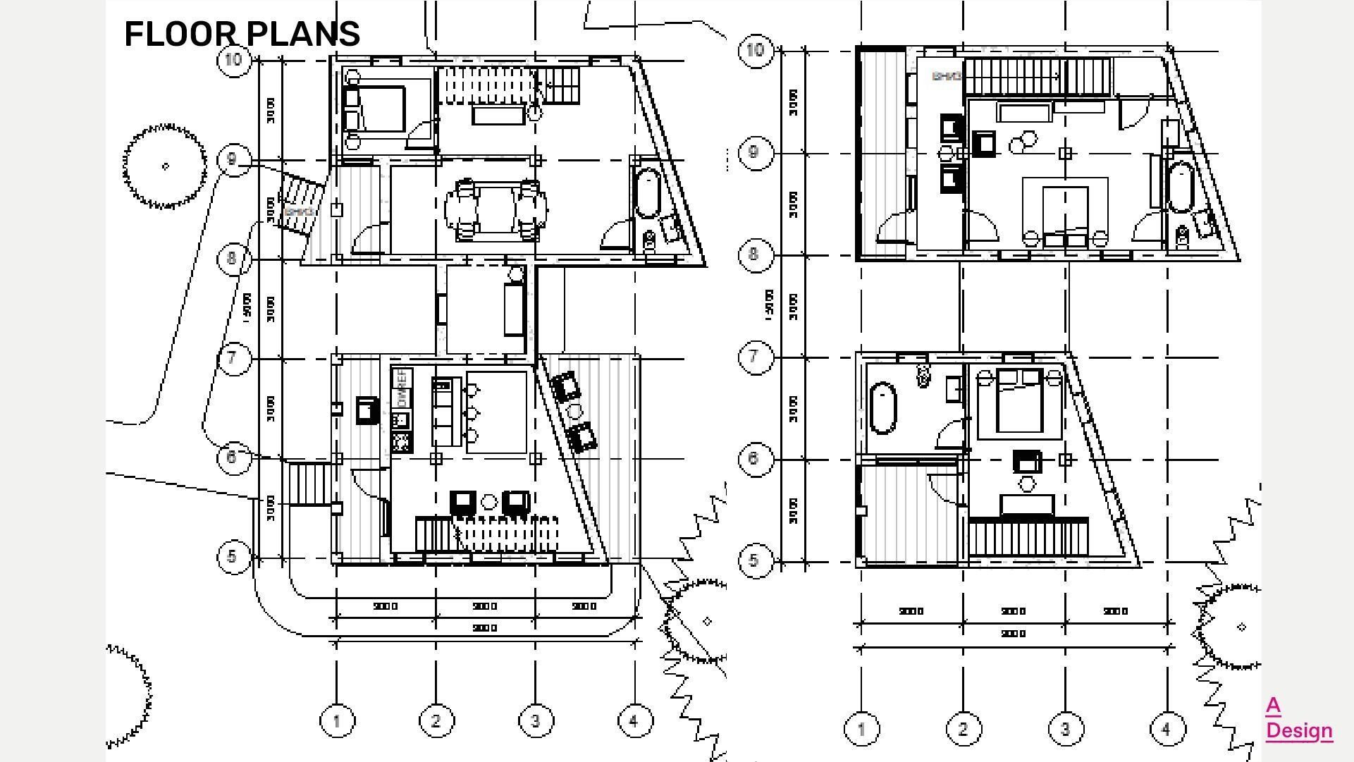 Two houses - Revit 3D model_4
