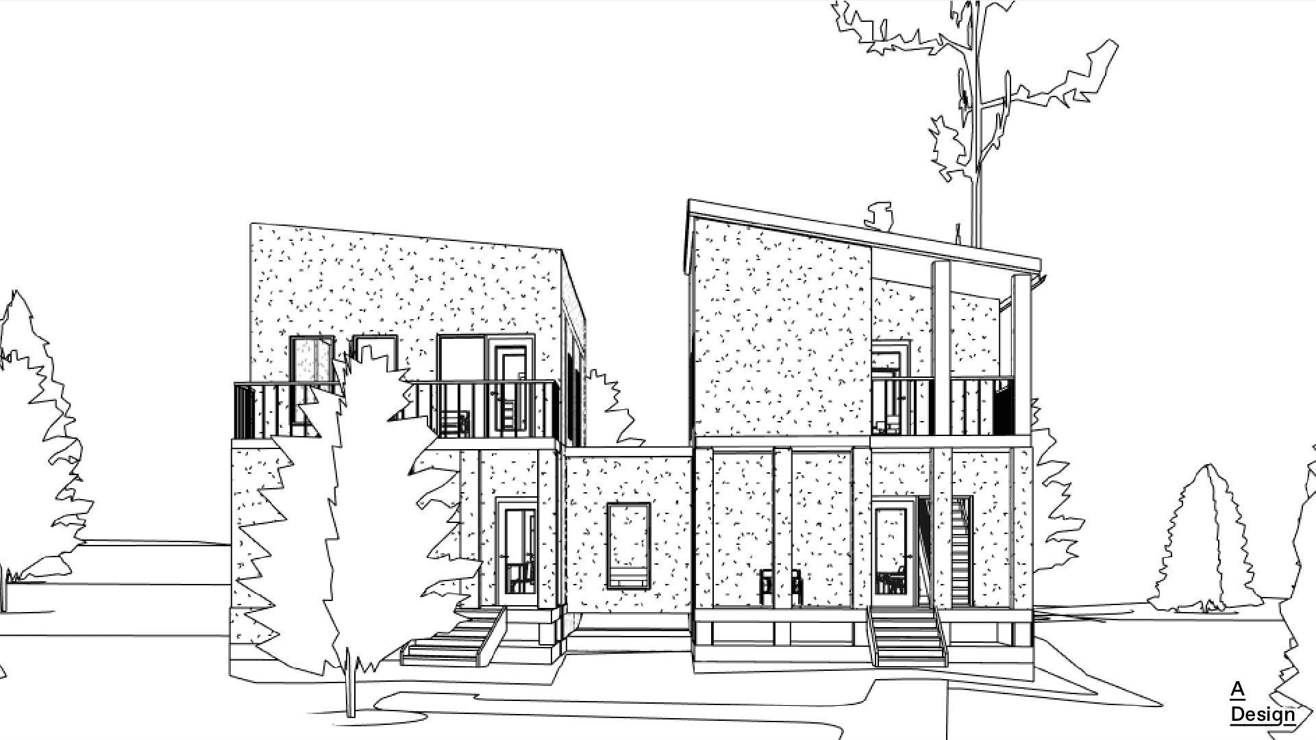 Two houses - Revit 3D model_10