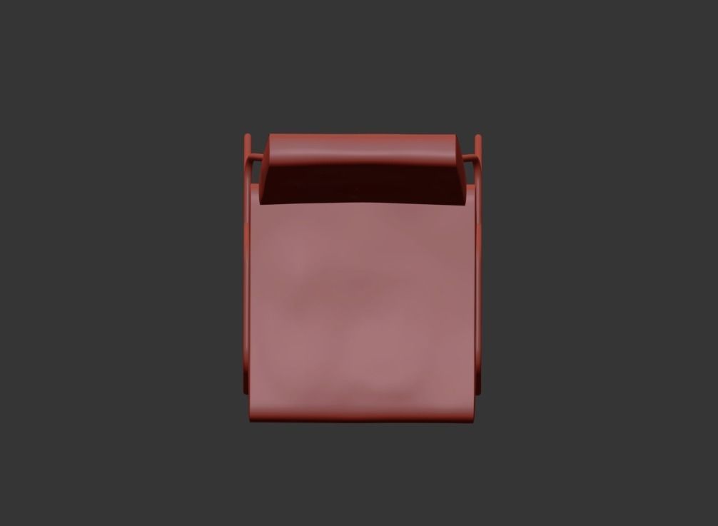 Wireframe Leather Dining Chair - 3D model 3D model_4