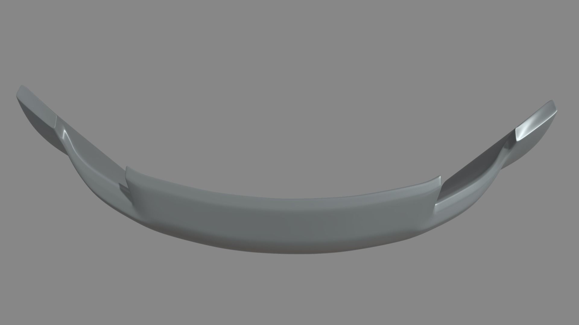 Front Bumper Car 02 Low-poly 3D model_2