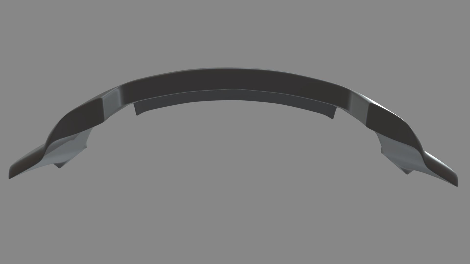 Front Bumper Car 02 Low-poly 3D model_3