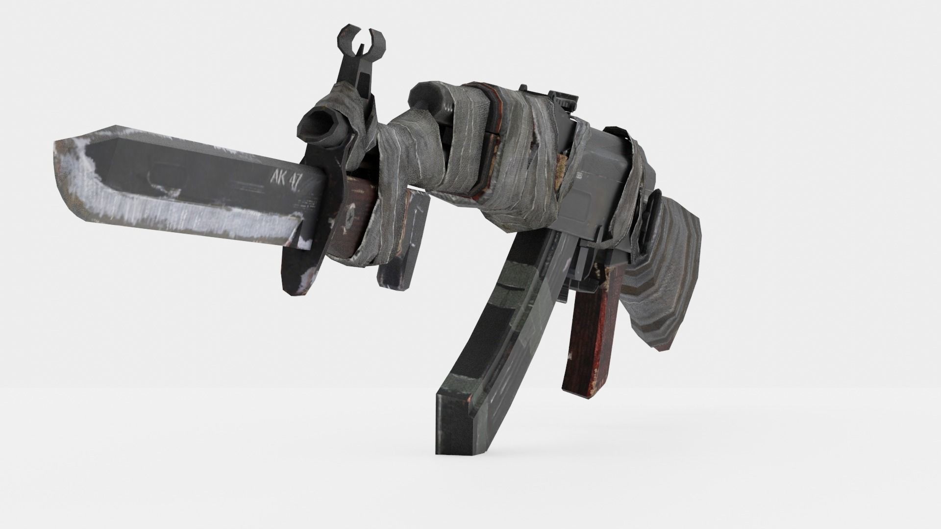 Vff Riffle 3D model akm riffle VR / AR / low-poly | CGTrader