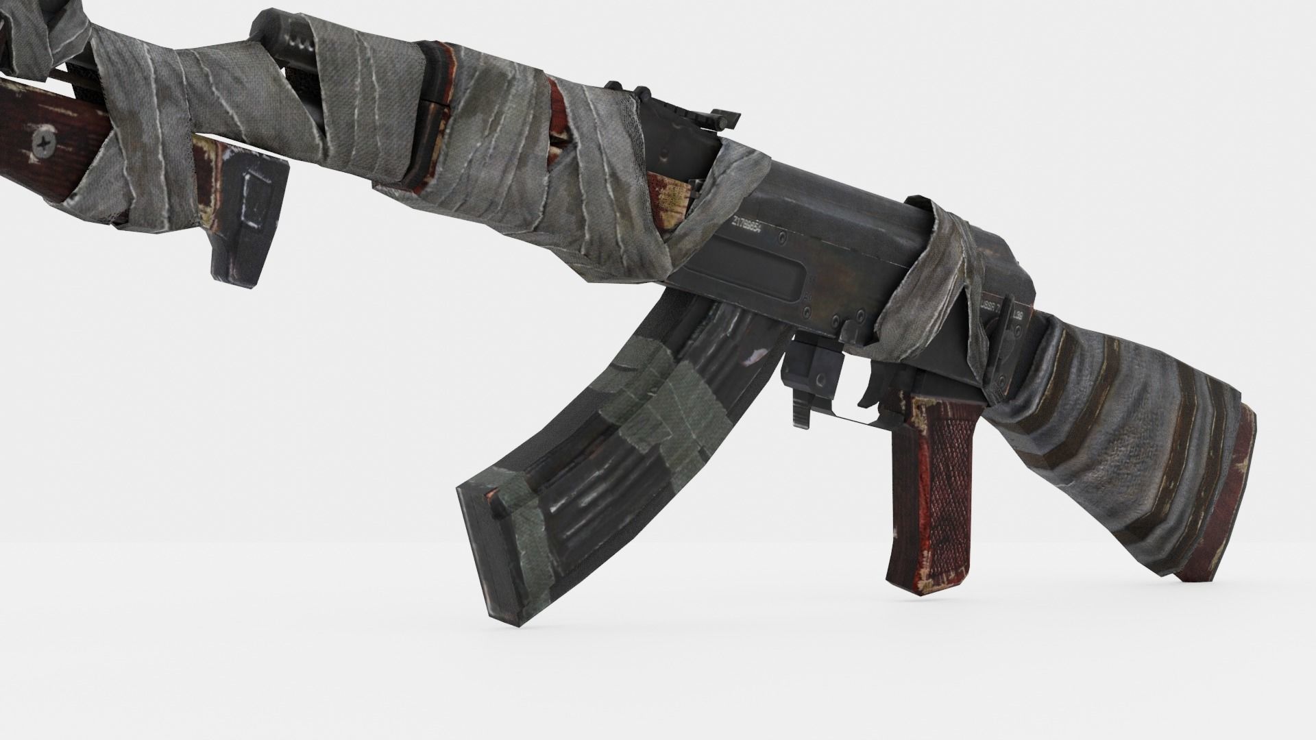 3D model akm riffle VR / AR / low-poly | CGTrader
