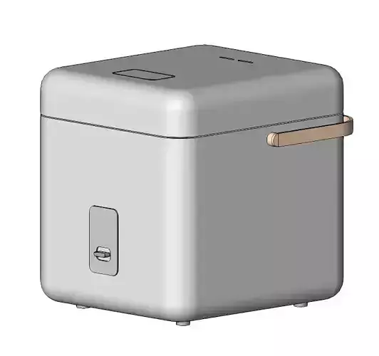 Rice Cooker Free 3D model
