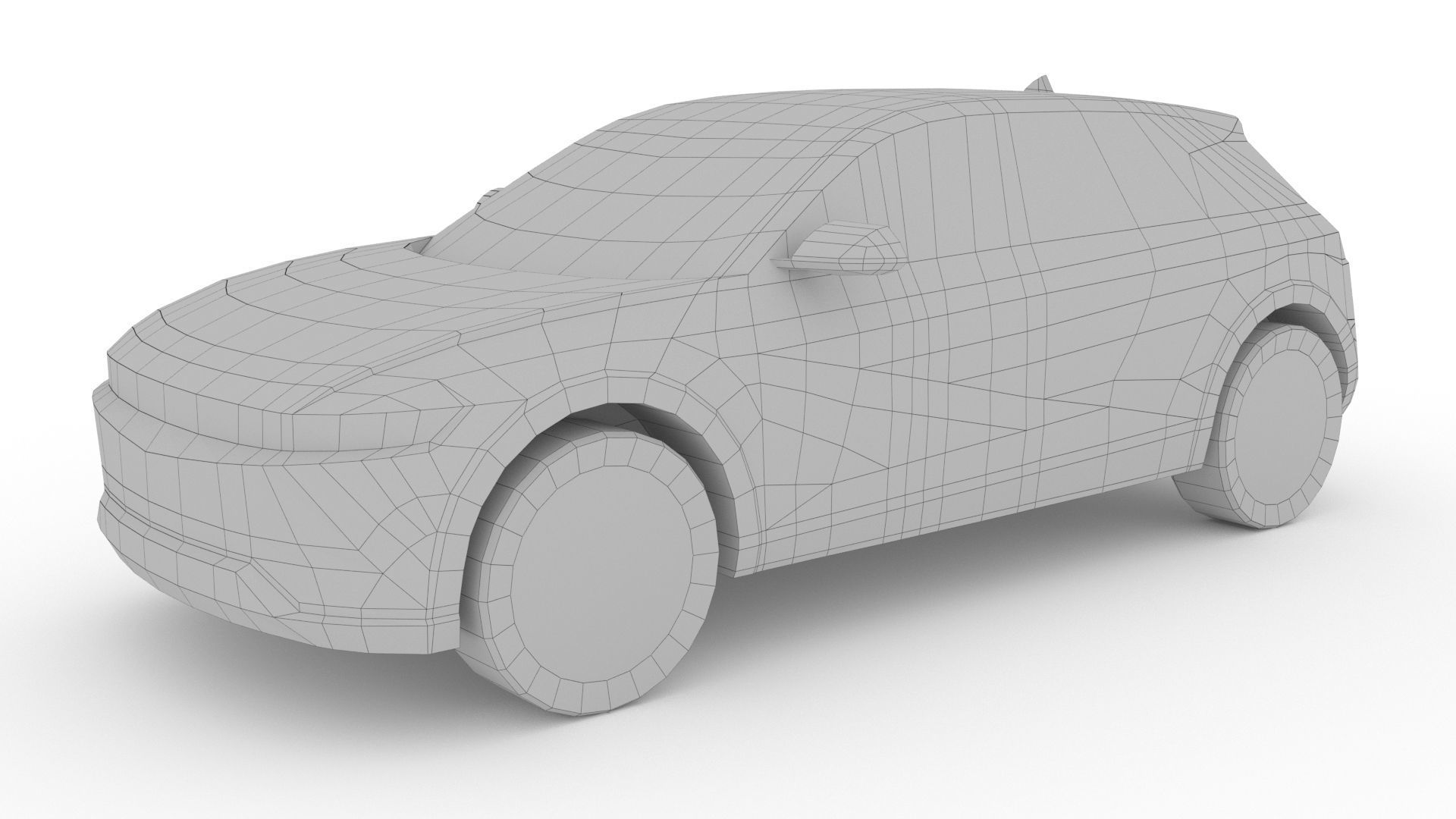 Hyundai Ioniq 5 2022 Low-poly 3D model_7