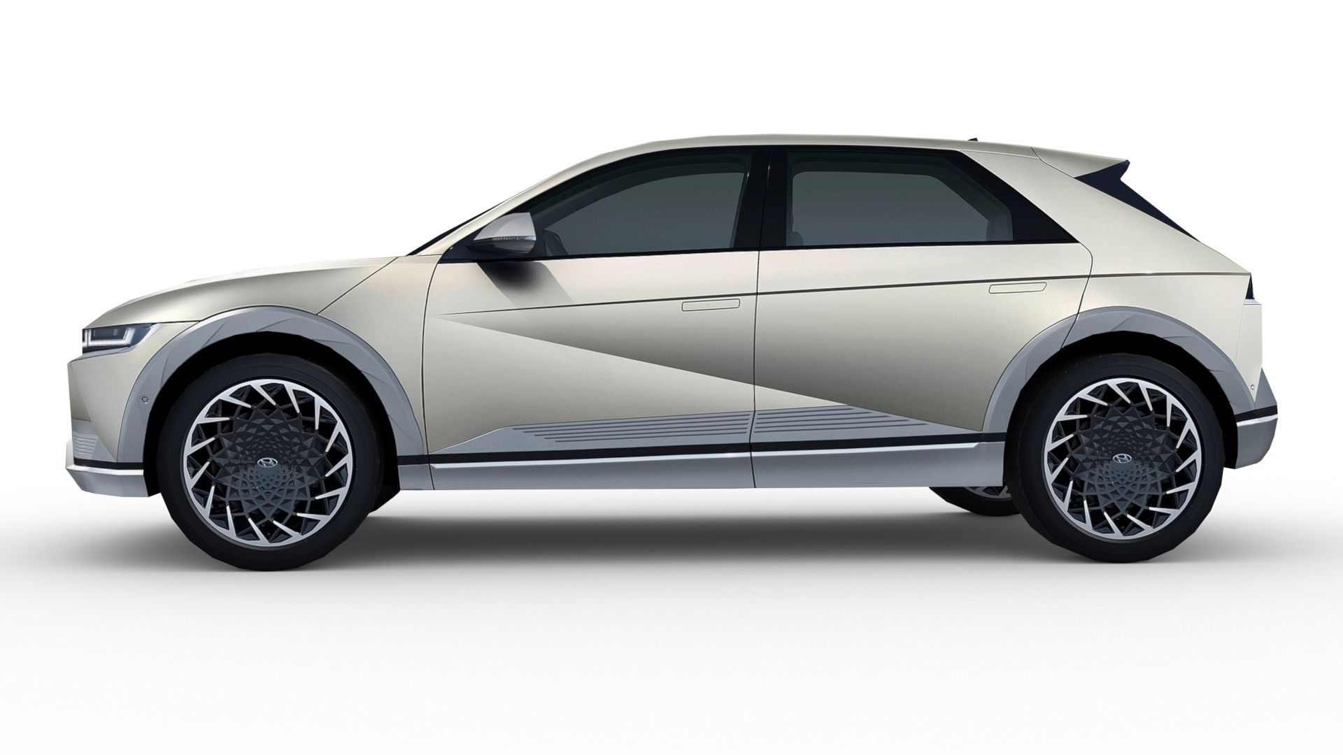 Hyundai Ioniq 5 2022 Low-poly 3D model_4