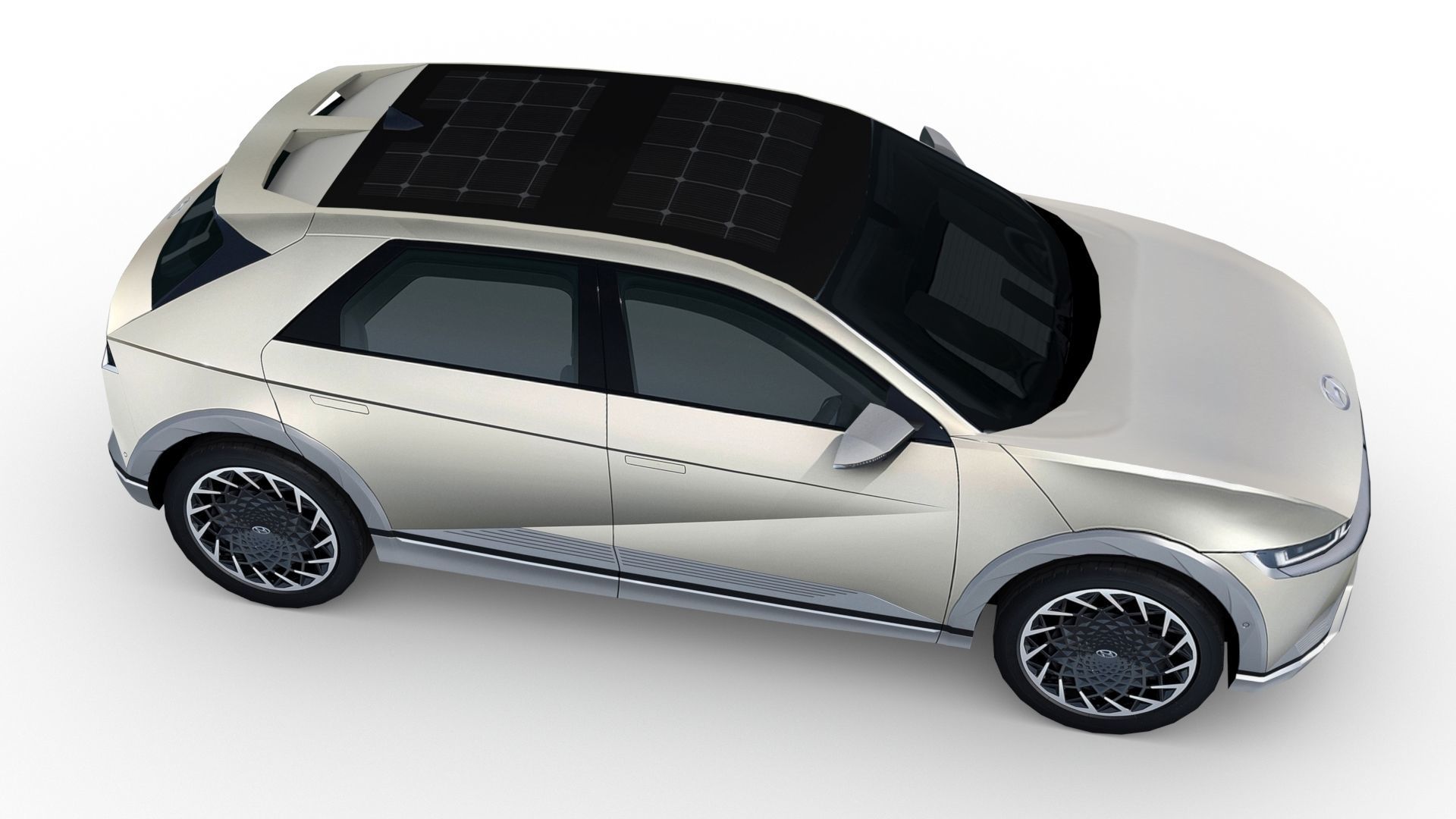Hyundai Ioniq 5 2022 Low-poly 3D model_5