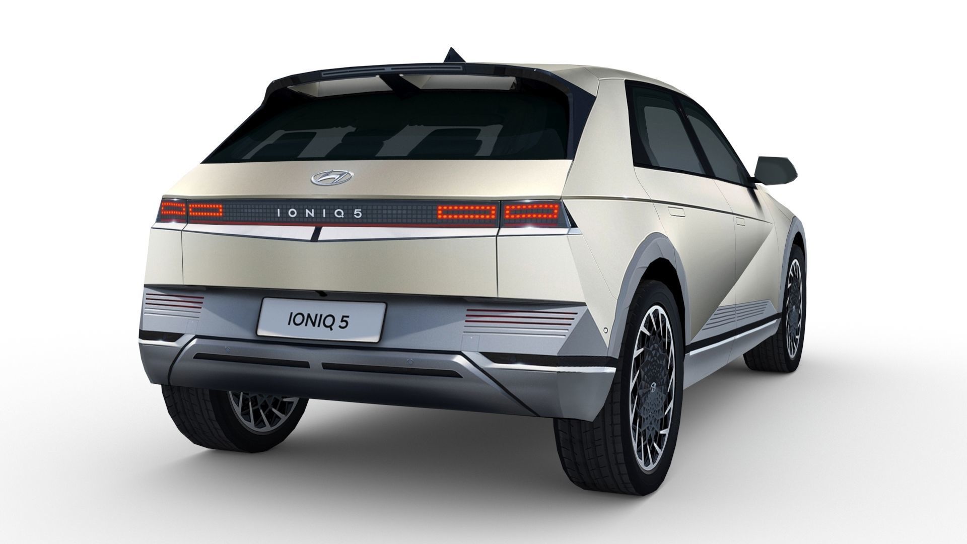 Hyundai Ioniq 5 2022 Low-poly 3D model_3