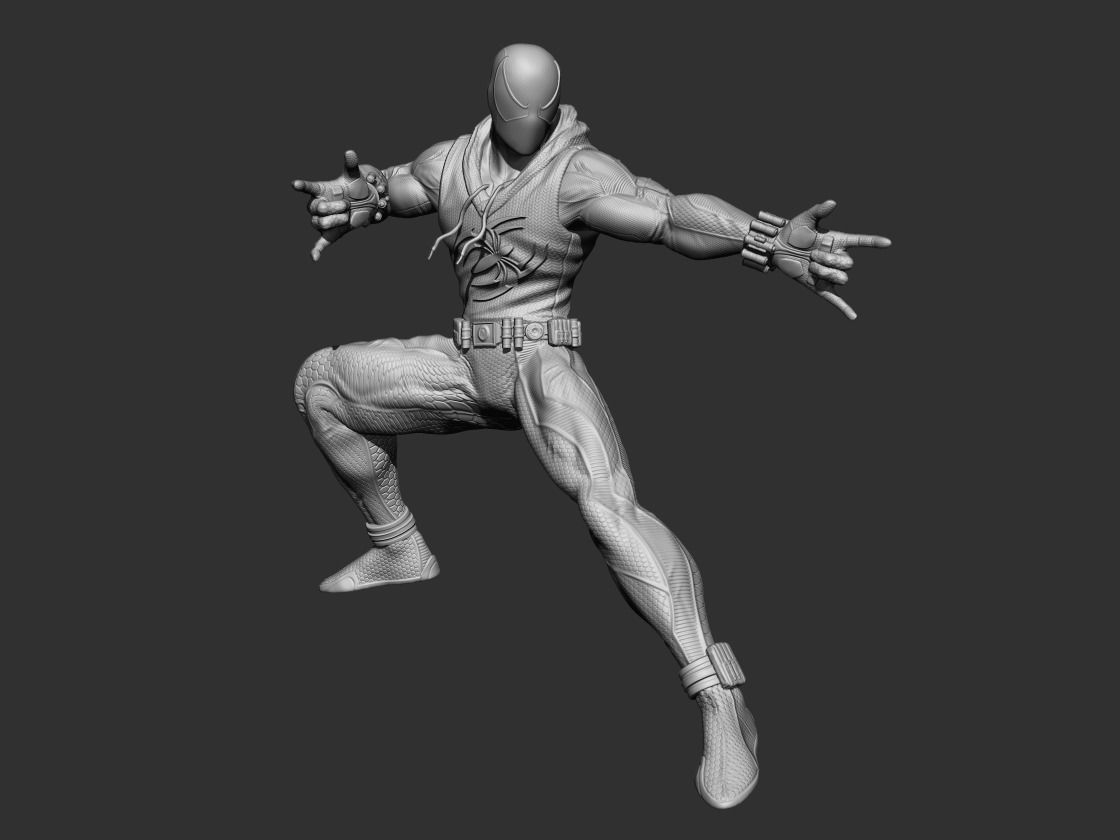 SCARLET SPIDER  3D print model_6