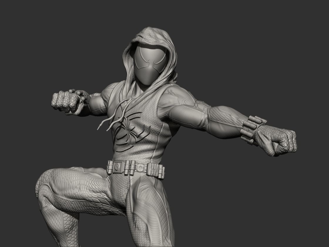 SCARLET SPIDER  3D print model_8