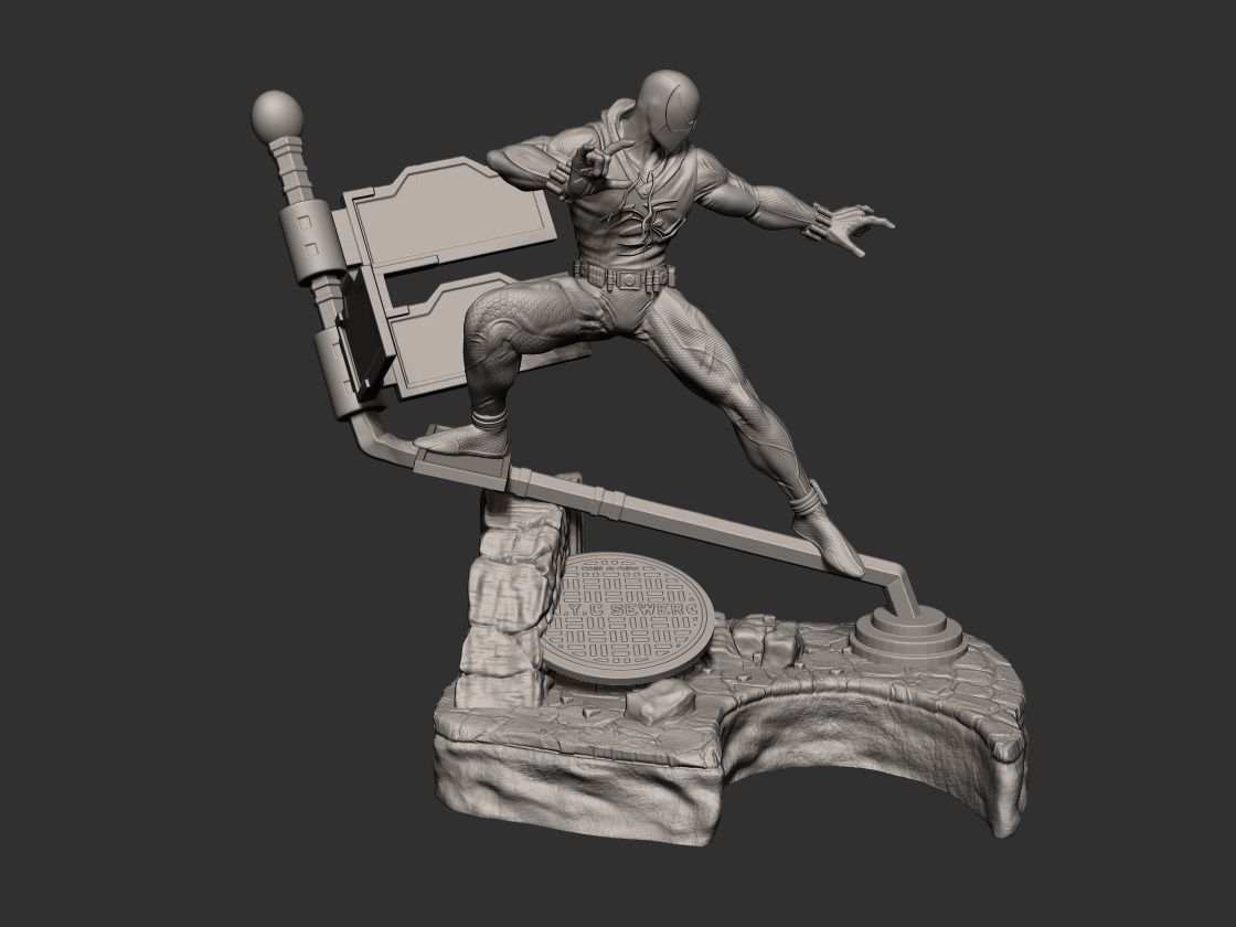 SCARLET SPIDER  3D print model_10