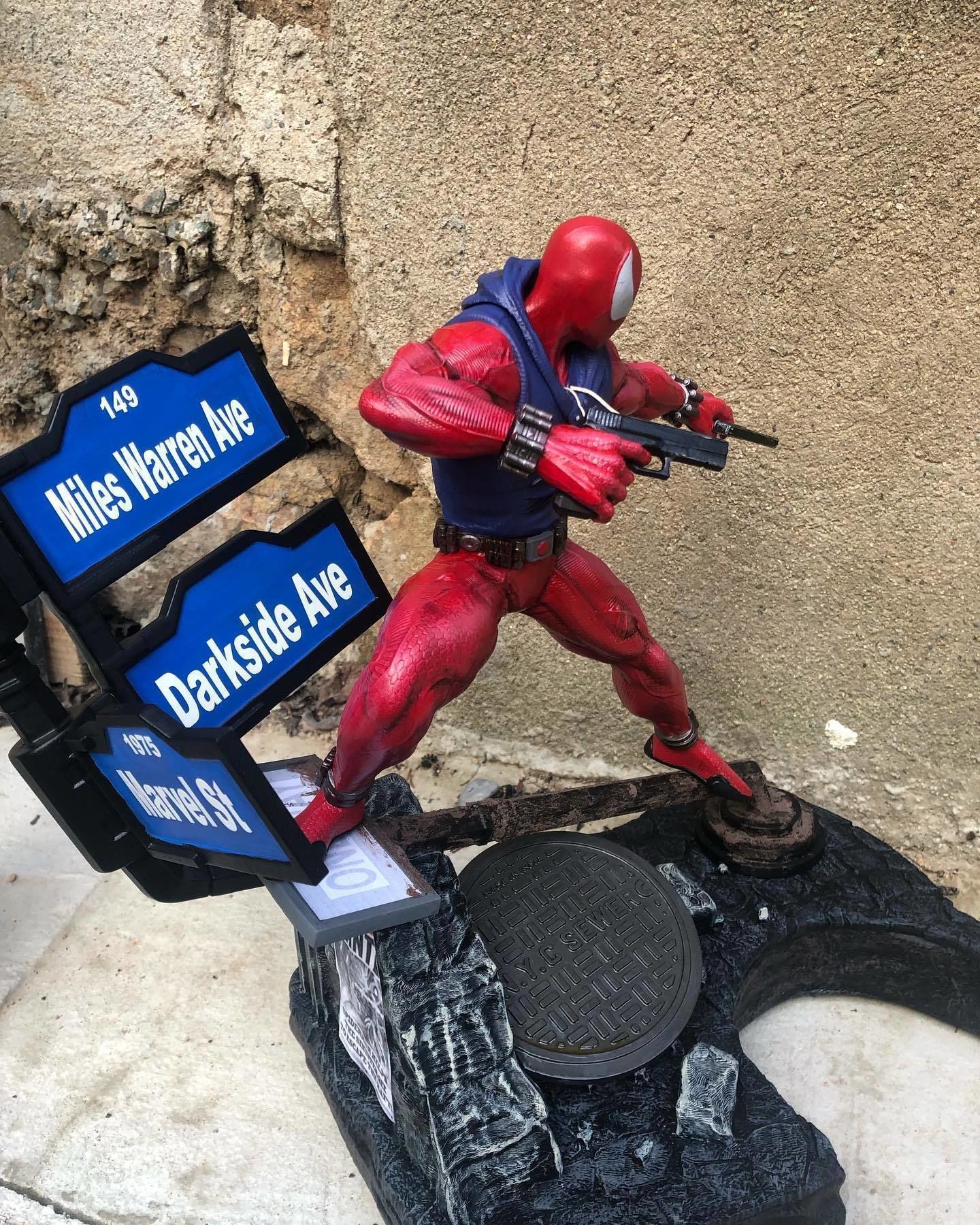 SCARLET SPIDER  3D print model_3