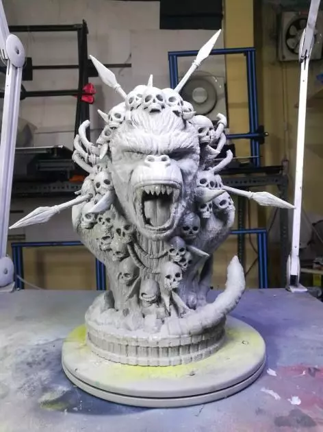 KING KONG BUST 3D print model