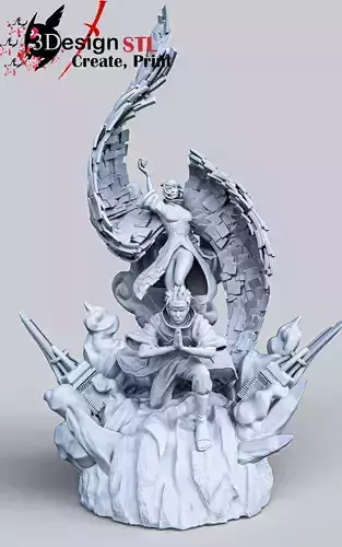 PAIN AND KONAN -akatsuki 3D print model
