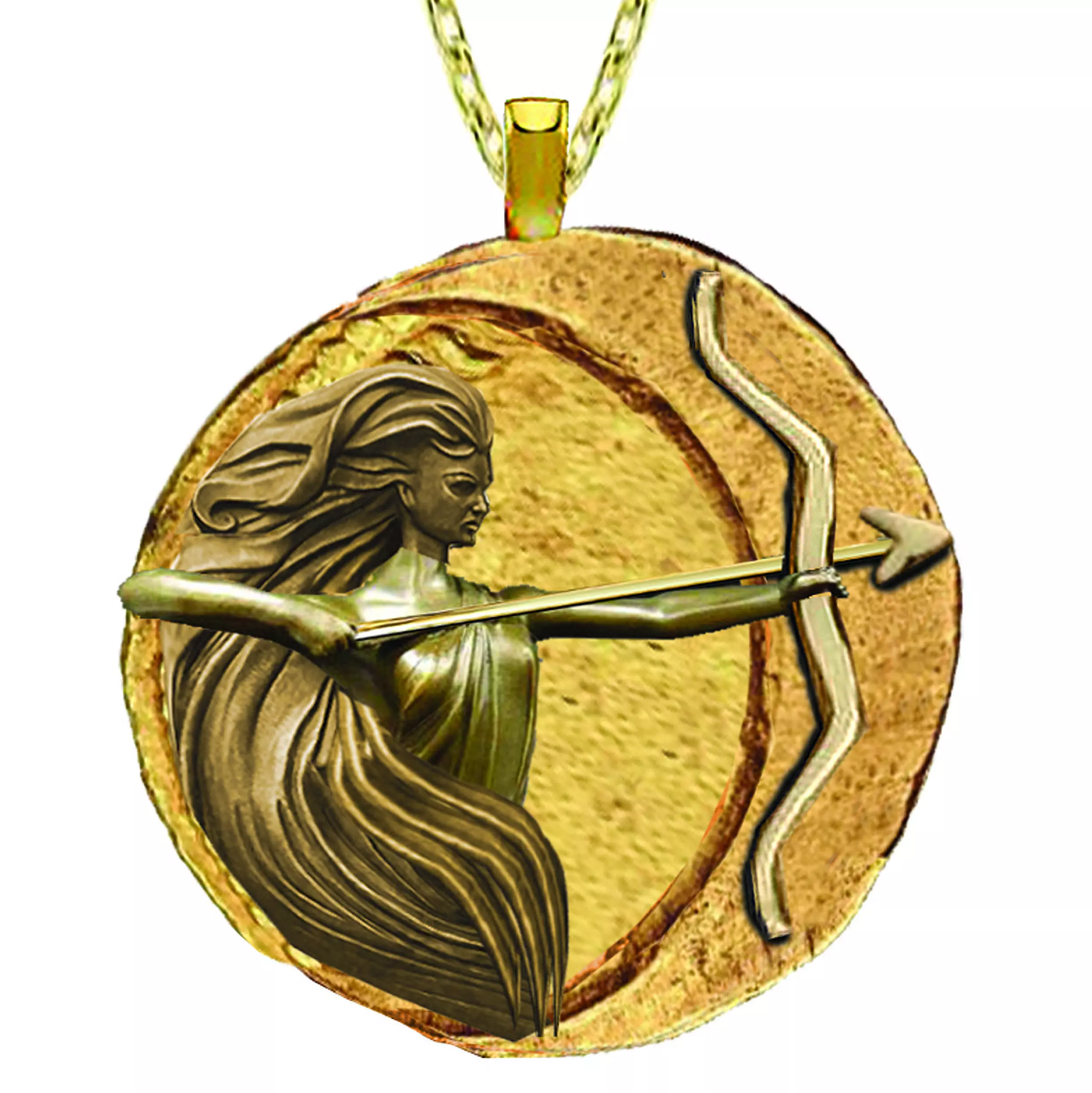 Artemis Necklace 3D print model