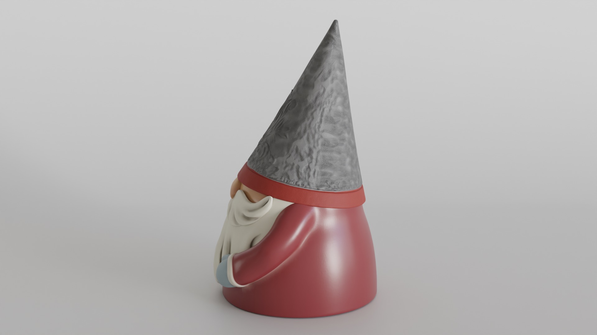 Decorative Santa Design with Ornate Hat for Holiday Decor 3D print model_6