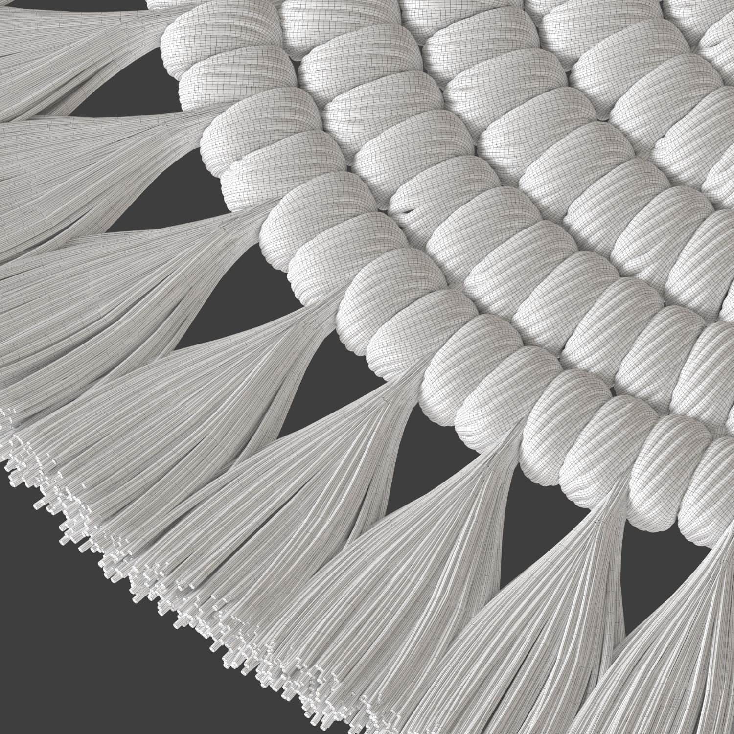 Macrame Mini Coaster 3D model_8