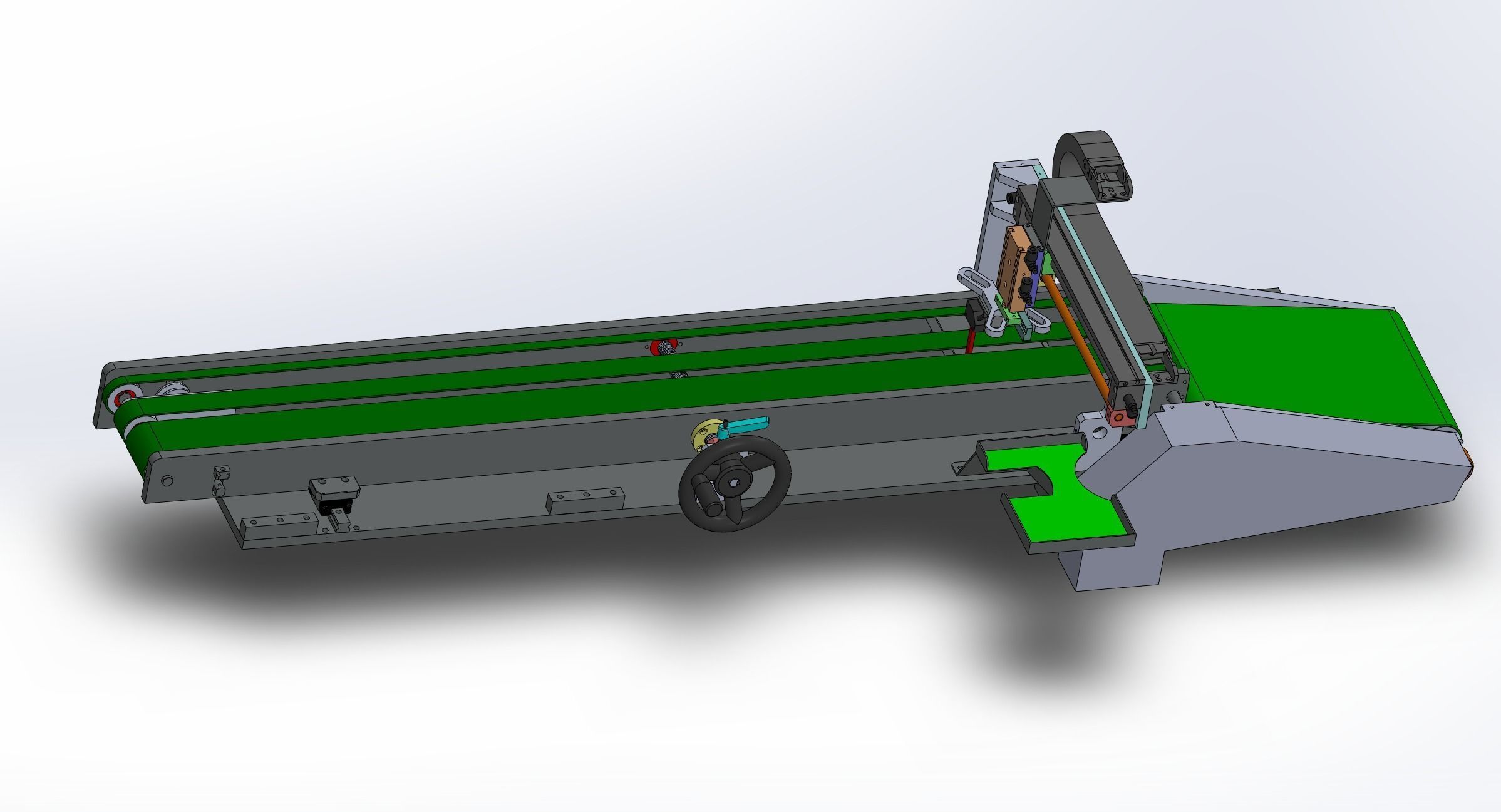 Panel automatic assembly line  3D model_7
