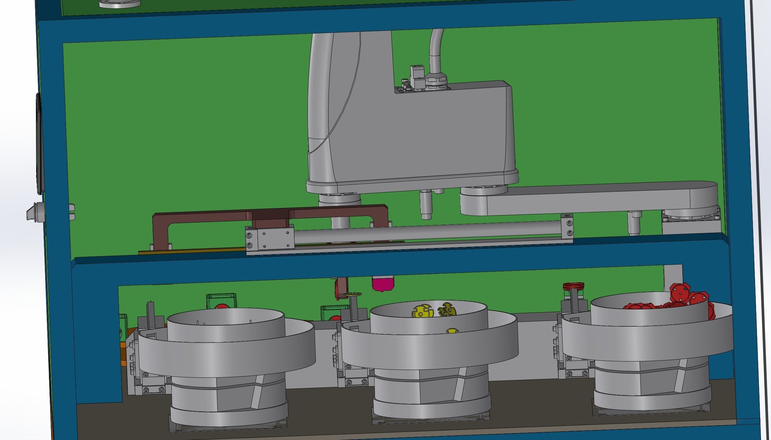 Panel automatic assembly line  3D model_13