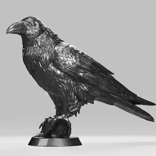 Raven 3D print model
