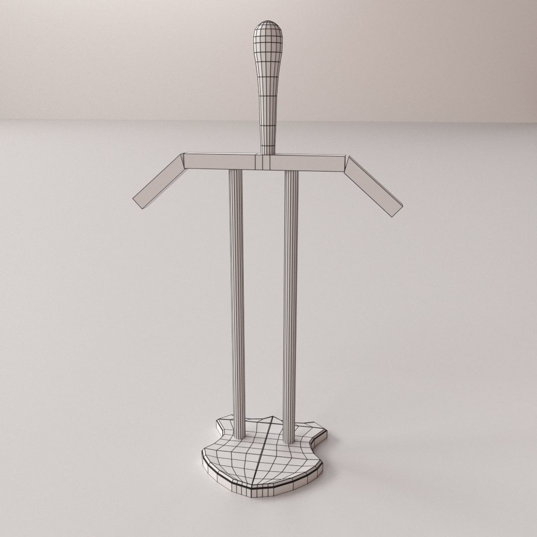 Armor Stand 3D model_4