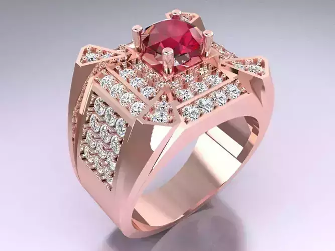 Diamond Rings - Mens Rings - N4156