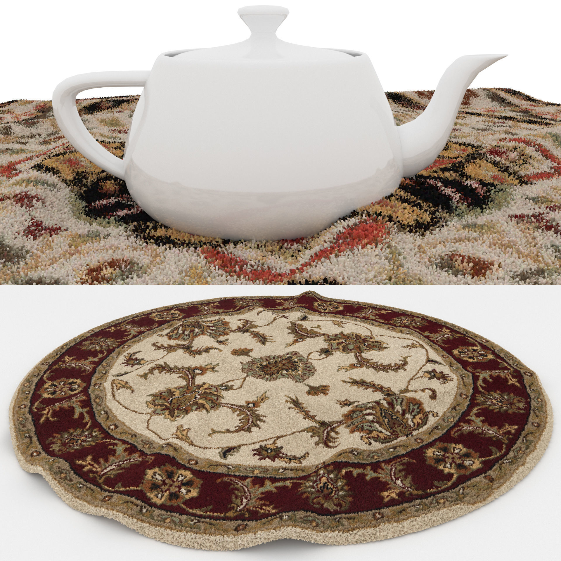 Rugs No 790 Low-poly 3D model_1