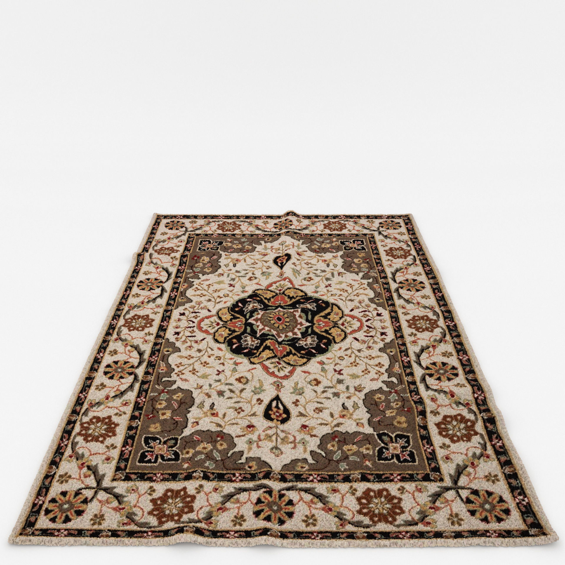 Rugs No 790 Low-poly 3D model_9