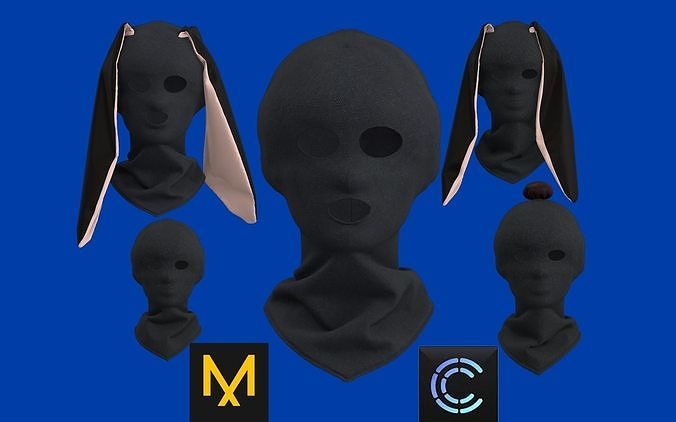 Balaclava Outfits MD CLO 3D zprj project files 3D model