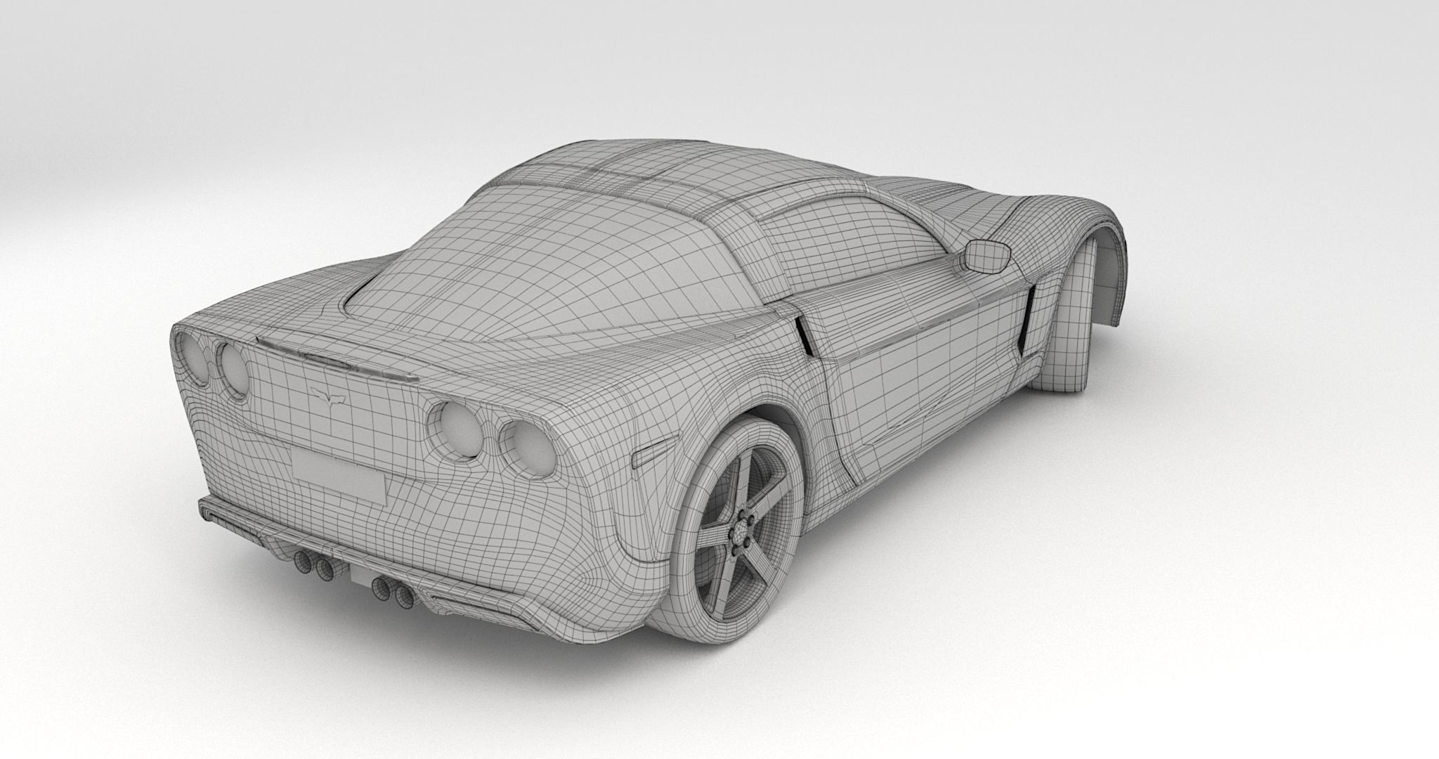 Chevrolet Corvette C6 3D model_10