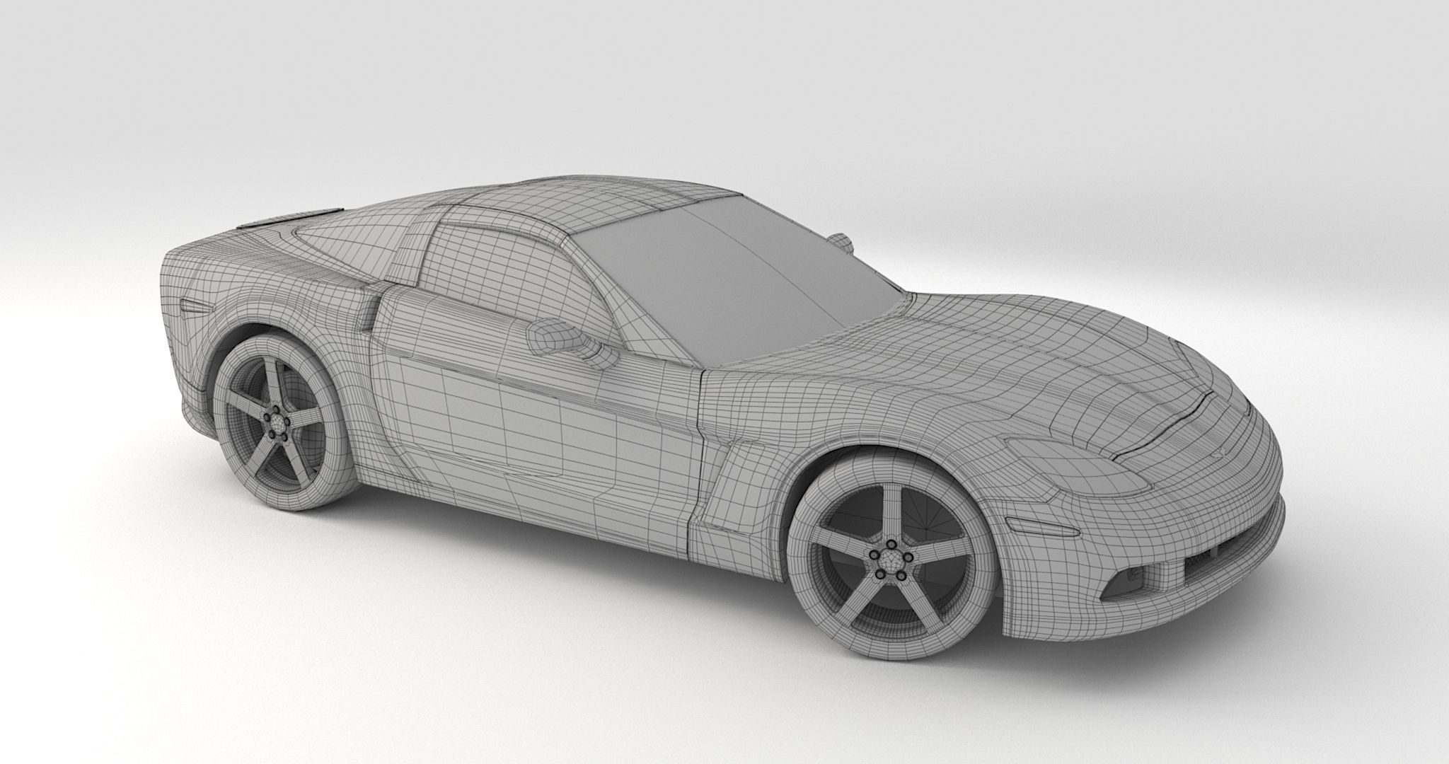 Chevrolet Corvette C6 3D model_9