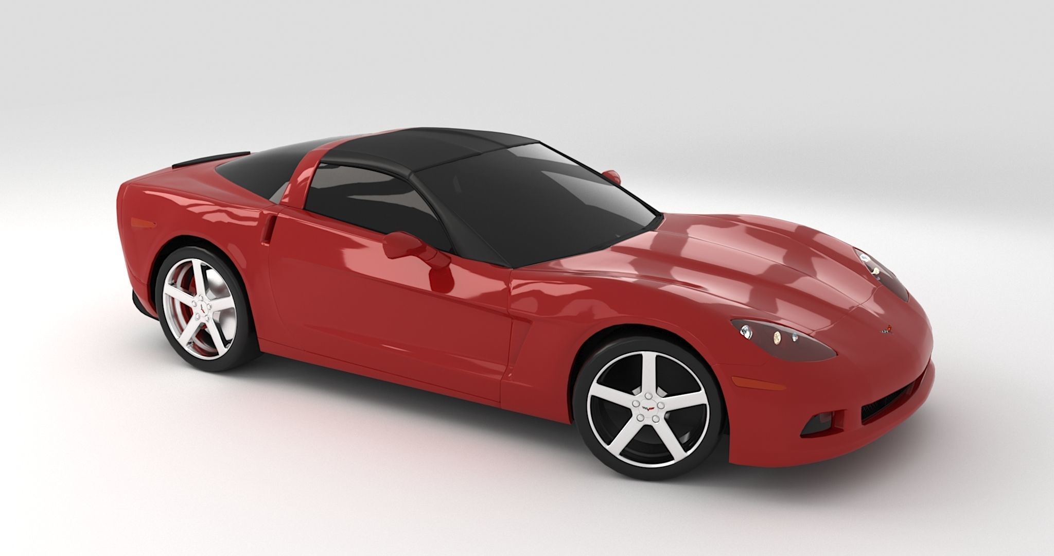 Chevrolet Corvette C6 3D model_1