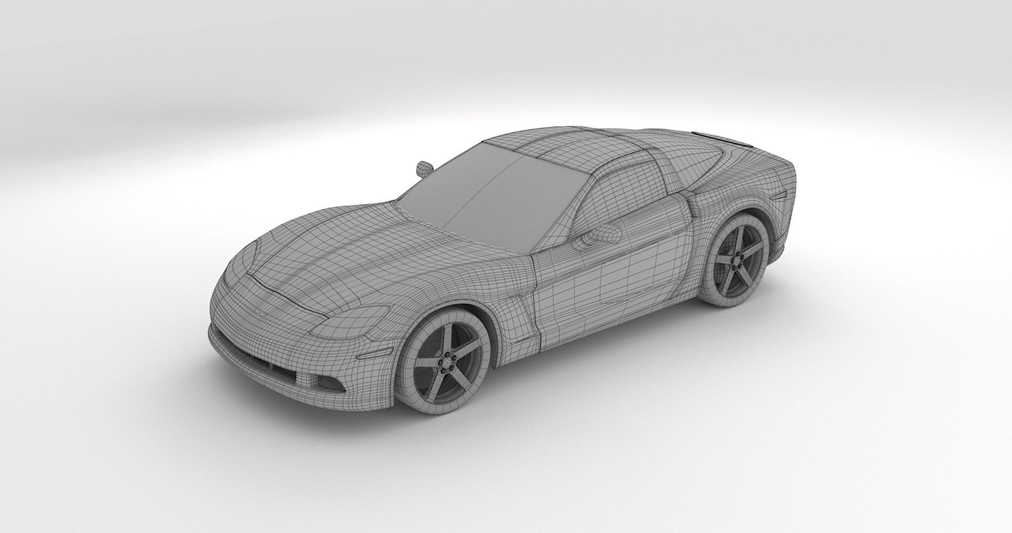 Chevrolet Corvette C6 3D model_8