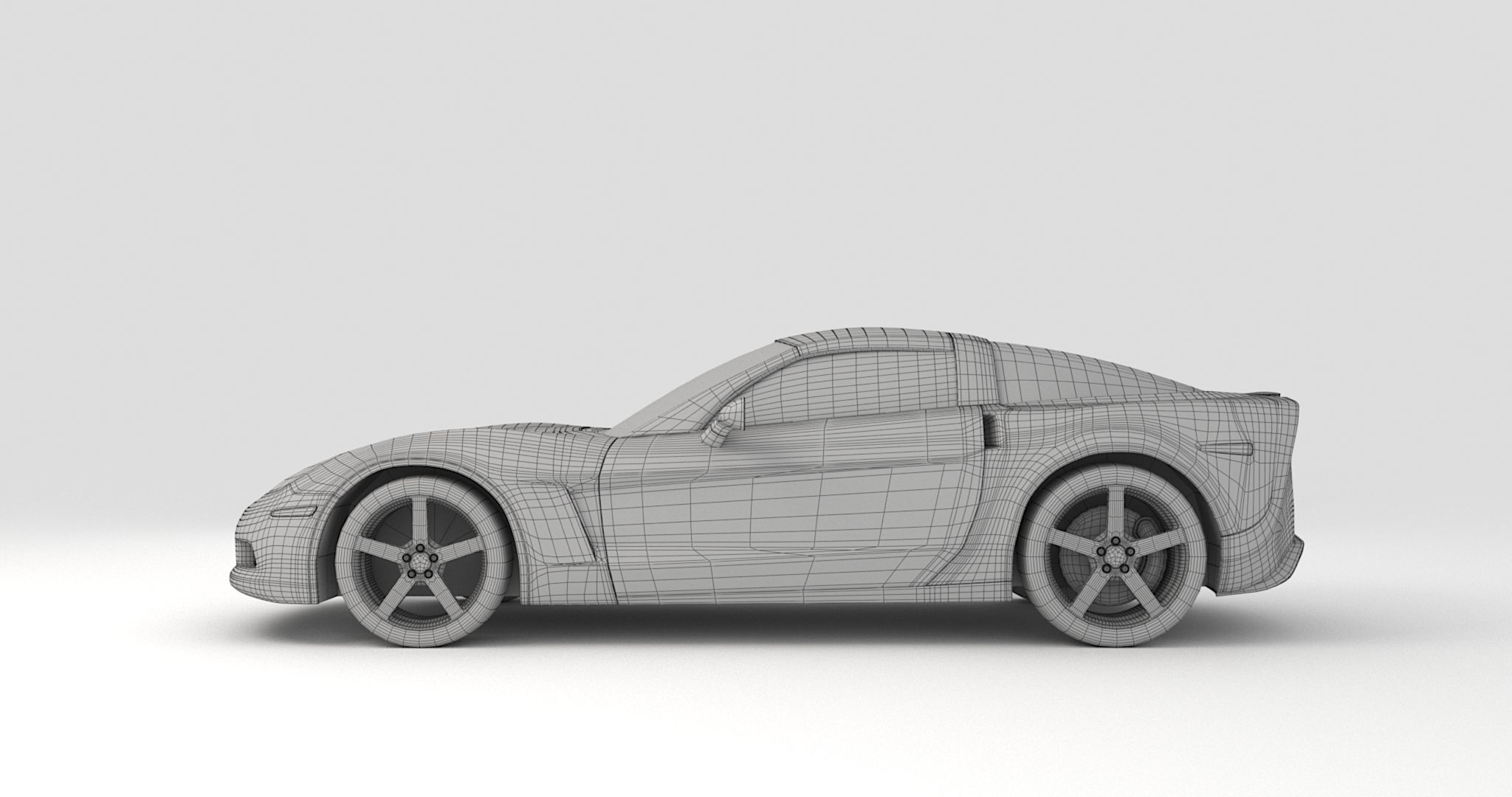 Chevrolet Corvette C6 3D model_12