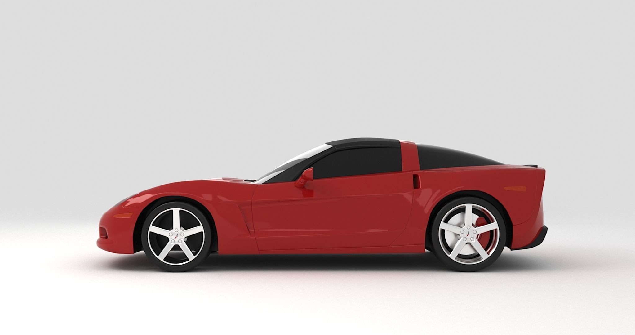 Chevrolet Corvette C6 3D model_4
