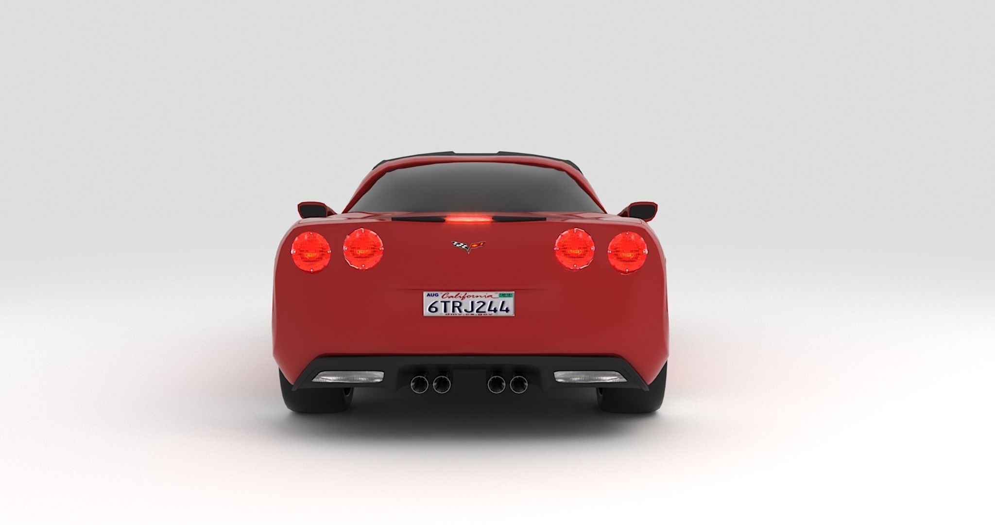 Chevrolet Corvette C6 3D model_6