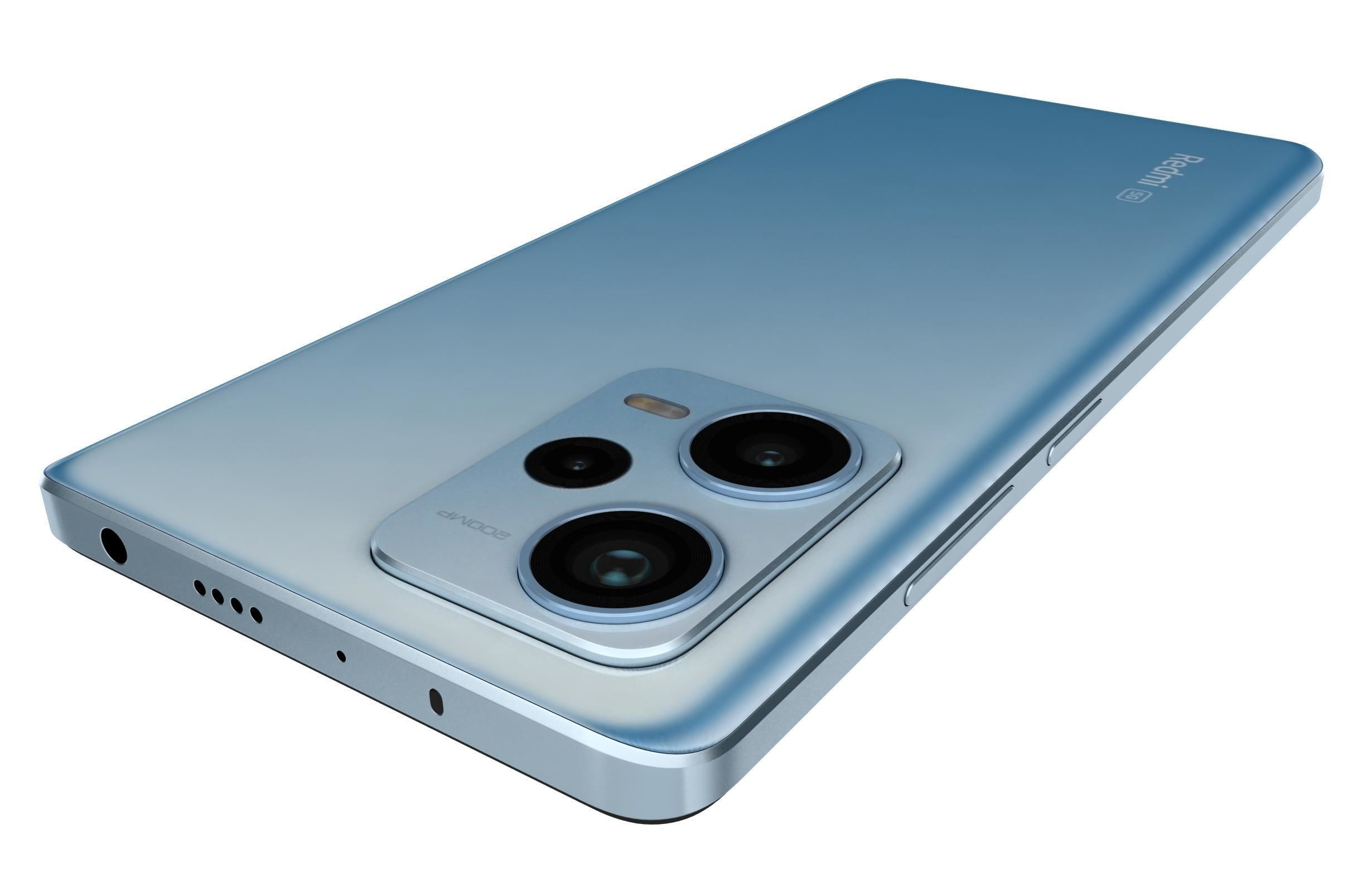 Xiaomi Redmi Note 12 Pro Plus Blue 3D model_15