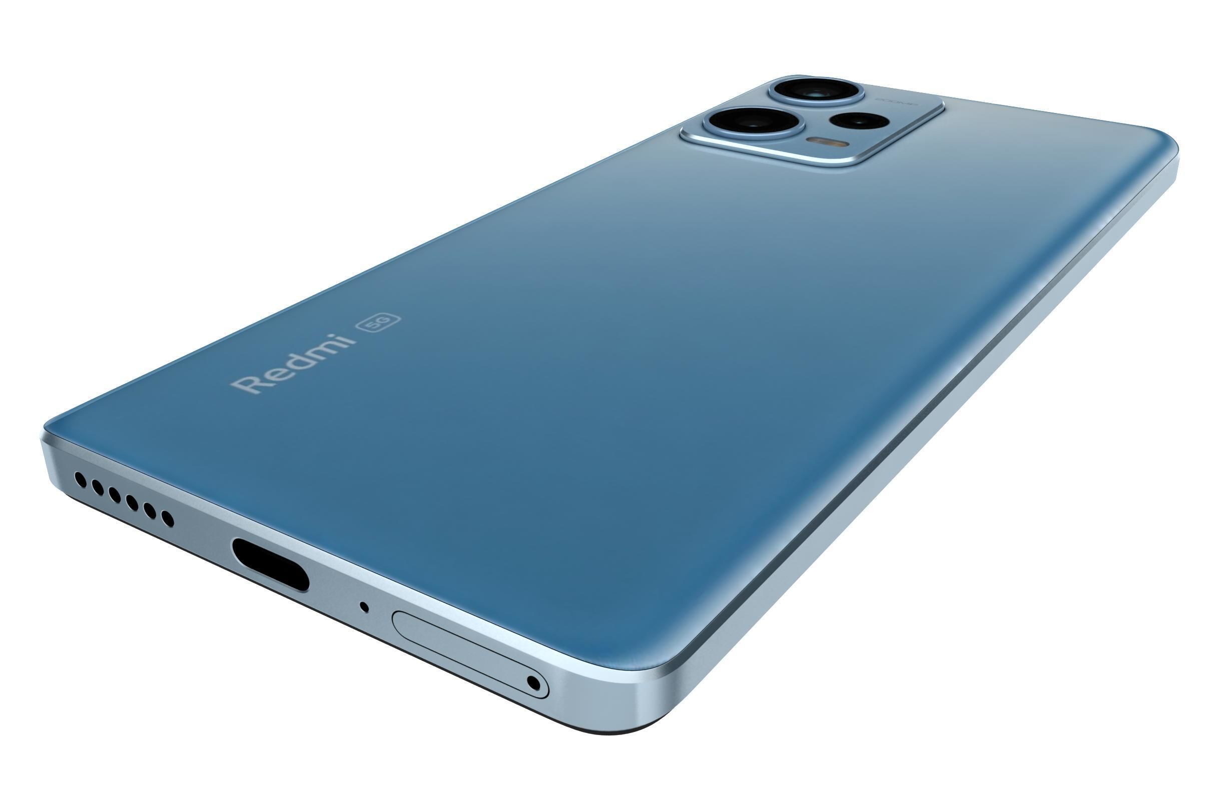 Xiaomi Redmi Note 12 Pro Plus Blue 3D model_14