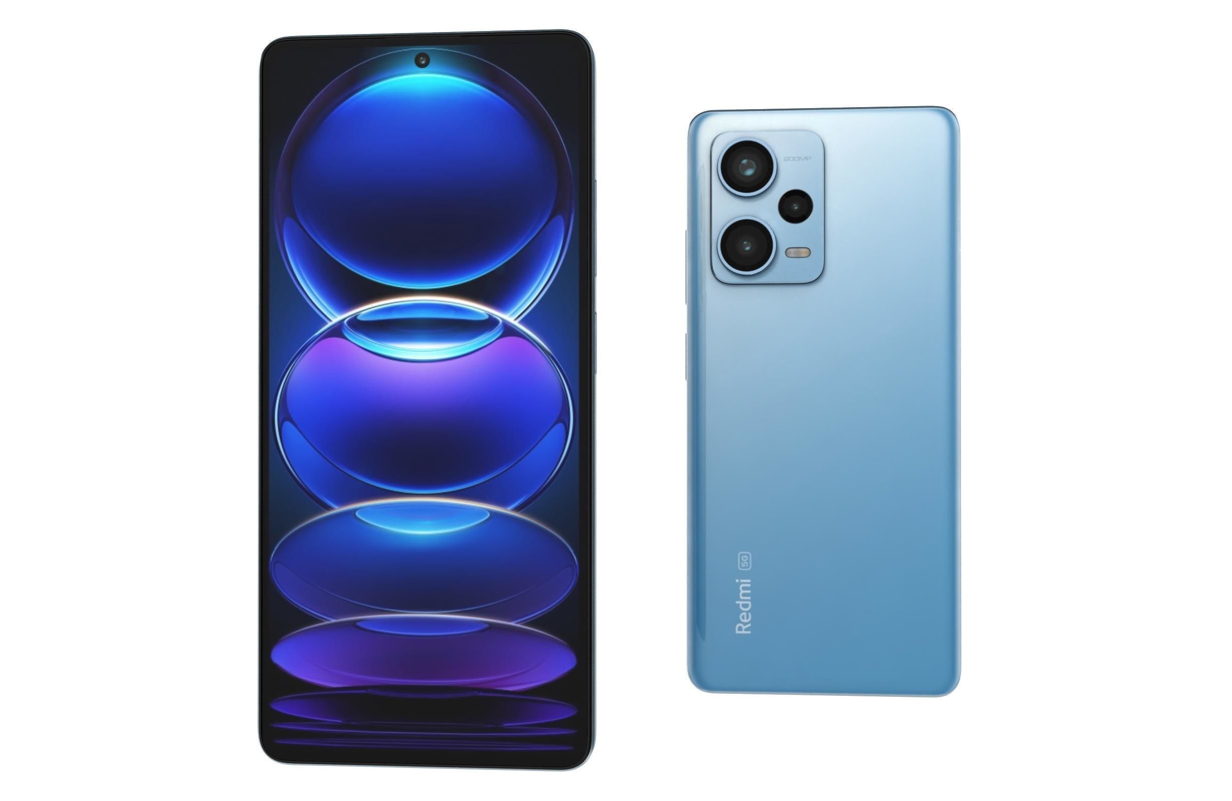 Xiaomi Redmi Note 12 Pro Plus Blue 3D model_6